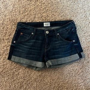 Hudson Rolled Cuff Denim Jean Shorts Size 25